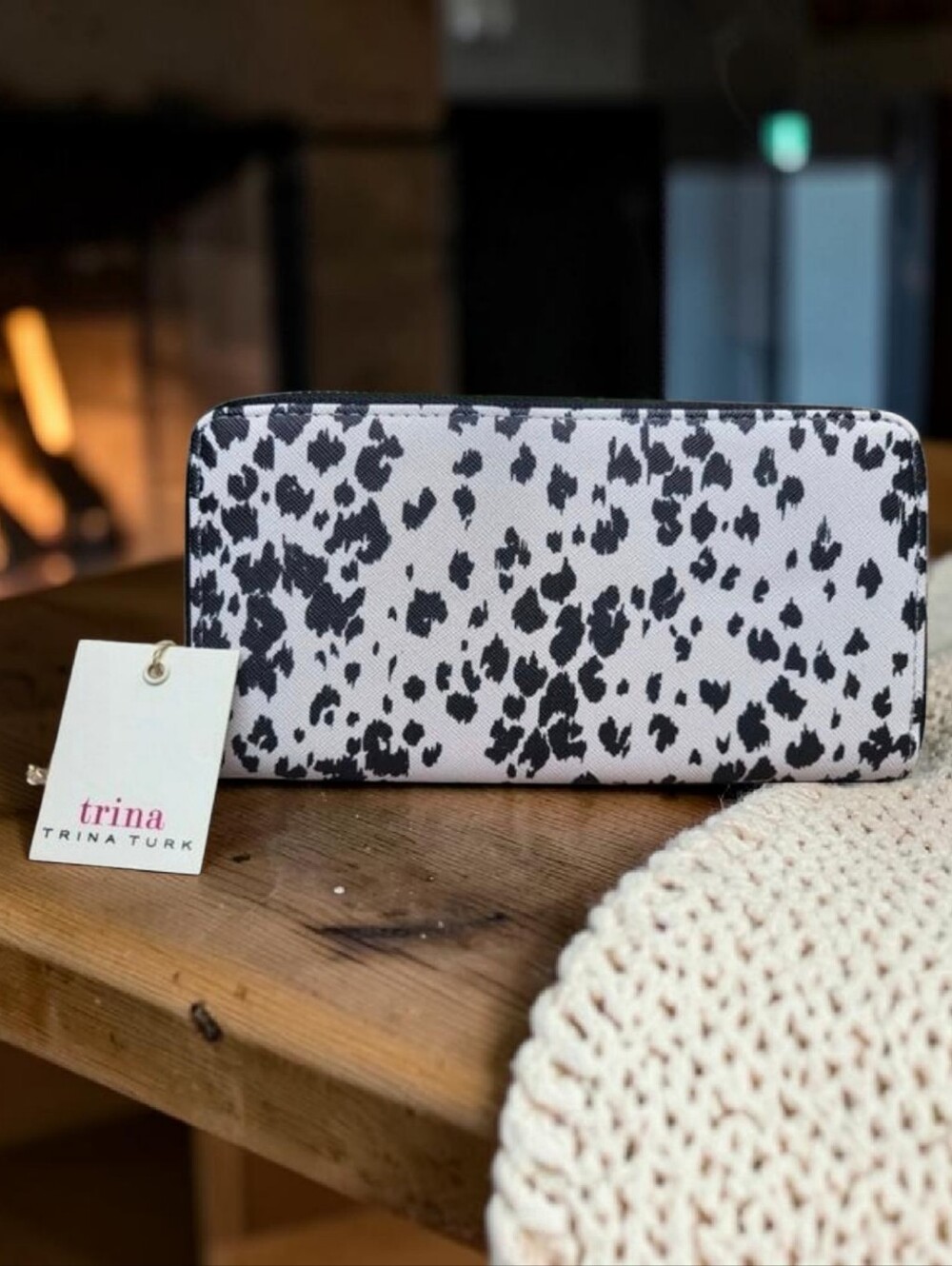 TRINA TURK ANIMAL PRINT WALLET